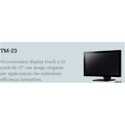 Monitor LED 23 \" Touch Screen Neovo