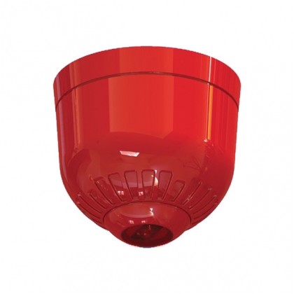 Flash LED rosso soffitto base bassa