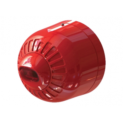 Flash LED rosso parete base bassa