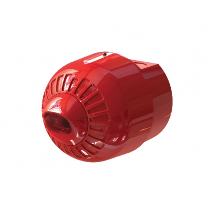 Flash LED rosso parete base alta