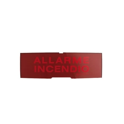 Grafica FIRE ALARM rosso PAN1+