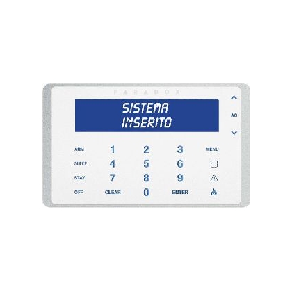 Tastiera Touch Sense LCD. Colore bianco