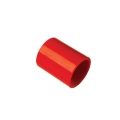 Fascetta giunzione in ABS rosso per tubazione 27 mm