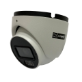 Eyeball FULLCOLOR 4in1, 2MPxls, 2.8mm, dWDR, 20-30mt LEDs luce bianca, Microfono, OSD, 12VDC, IP67/IK10, NDAA