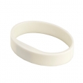 Bracciale prox MIFARE DESFire EV2 (CSN e UTC) Silicone Bianco (conf.5 pz.)