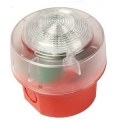 Flash LED rosso con base alto profilo IP 65.