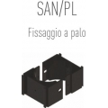 Staffa per montaggio palo / parete (pezzo singolo, occorrono min. 2 pz perColonna)